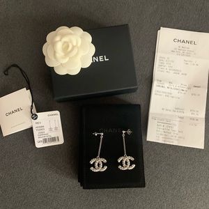 Chanel Crystal Earrings